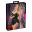 Black-Ruffled-Babydoll-with-matching-string-sex-shop-Cyprus
