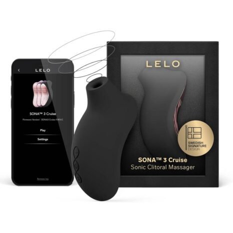 LELO-9820-lelo-sona-3-cruise-clitoral-massager-black-loveshop-limassol