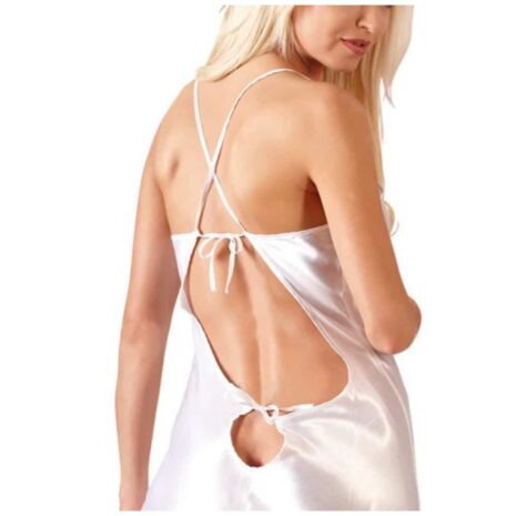 White-Satin-Babydoll-limassol-sexshop
