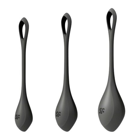 122339-Satisfyer-Yoni-Power-2-kegel-balls-black-3-piece-set-sex-shop-limassol