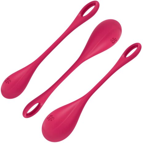 122353-Satisfyer-Yoni-Power-1-Kegel-Balls-red-3-piece-set-loveshop