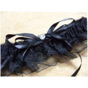 9159-black-floral-lace-garter-with-rhinestone-SEXSHOP-limassol
