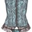 Green-Satin-Lace-Corsage-Top-with-String-78329
