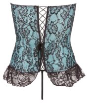 Green-Satin-Lace-Corsage-Top-with-String-78331