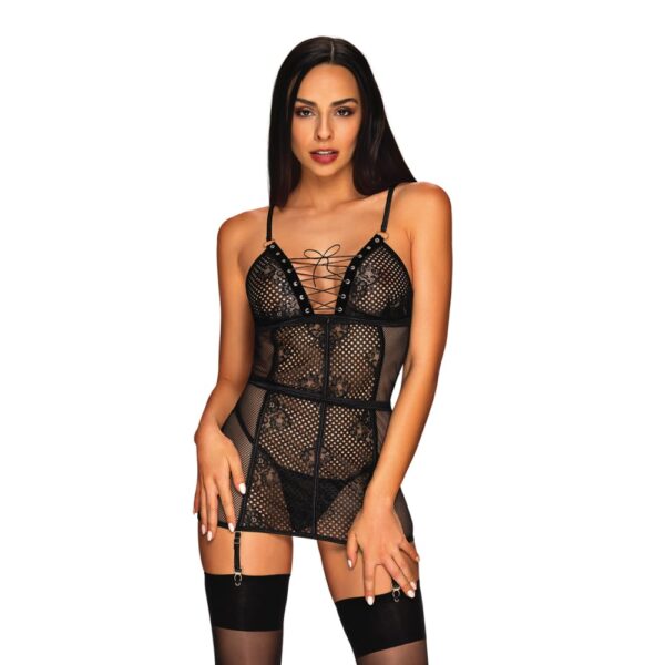 15113-Obsessive-Seductive-Basitta-Chemise-with-Thong-sexshop-limassol