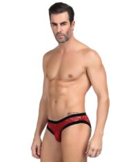 99039-Floral-Lace-Briefs-Red-sexy-male-lingerie