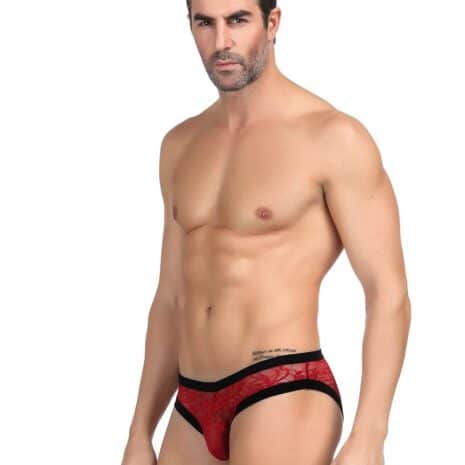 99039-Floral-Lace-Briefs-Red-sexy-male-lingerie