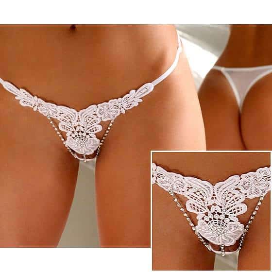 Embroidered-Floral-G-String-White-93553